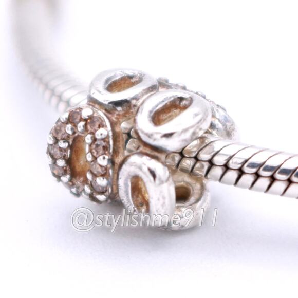 Authentic PANDORA Circle of Friends Charm - 790445CZ - Picture 3 of 12